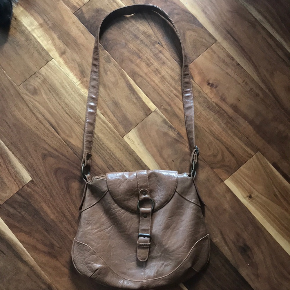 Cognac brown purse